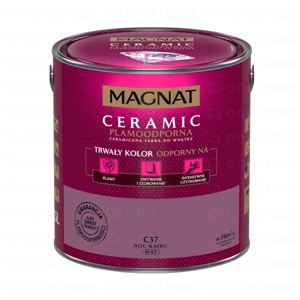 Farba ceramiczna Magnat Ceramic noc kairu C37 2,5 l
