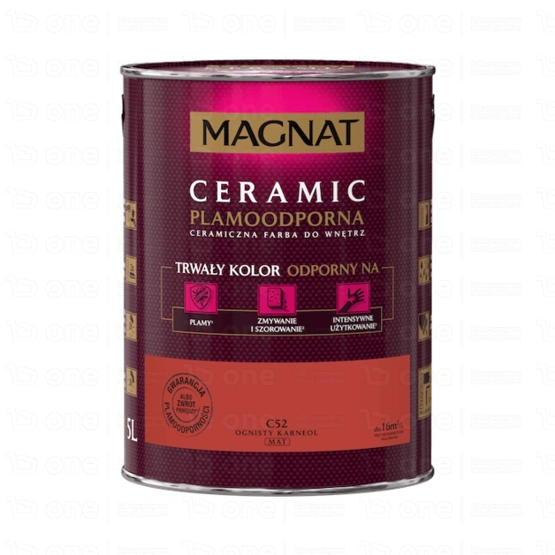 Farba ceramiczna Magnat Ceramic ognisty karneol C52 5 l