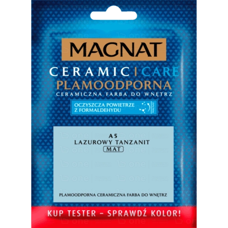 Farba ceramiczna Magnat Ceramic Care lazurowy tanzanit A2 tester 30 ml