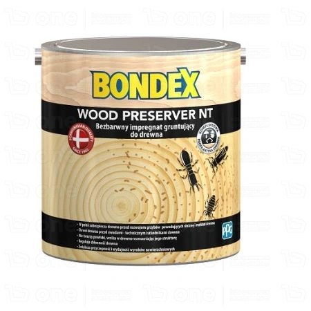 Impregnat do drewna Bondex Wood Preserver NT bezbarwny 0,75 l