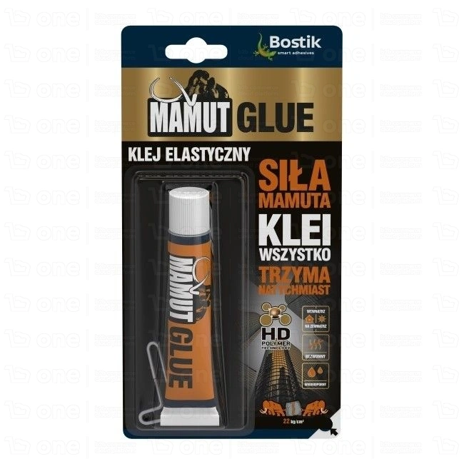 Klej elastyczny Den Braven Mamut Biały 25 ml
