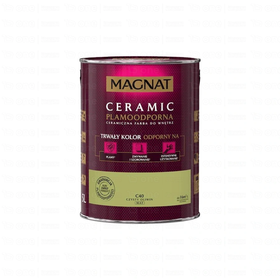 Farba ceramiczna Magnat Ceramic czysty oliwin C40 5 l