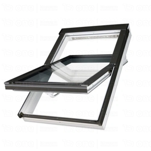 Okno dachowe Fakro PTP-V U3 RAL 7022 78x140 2-szybowe