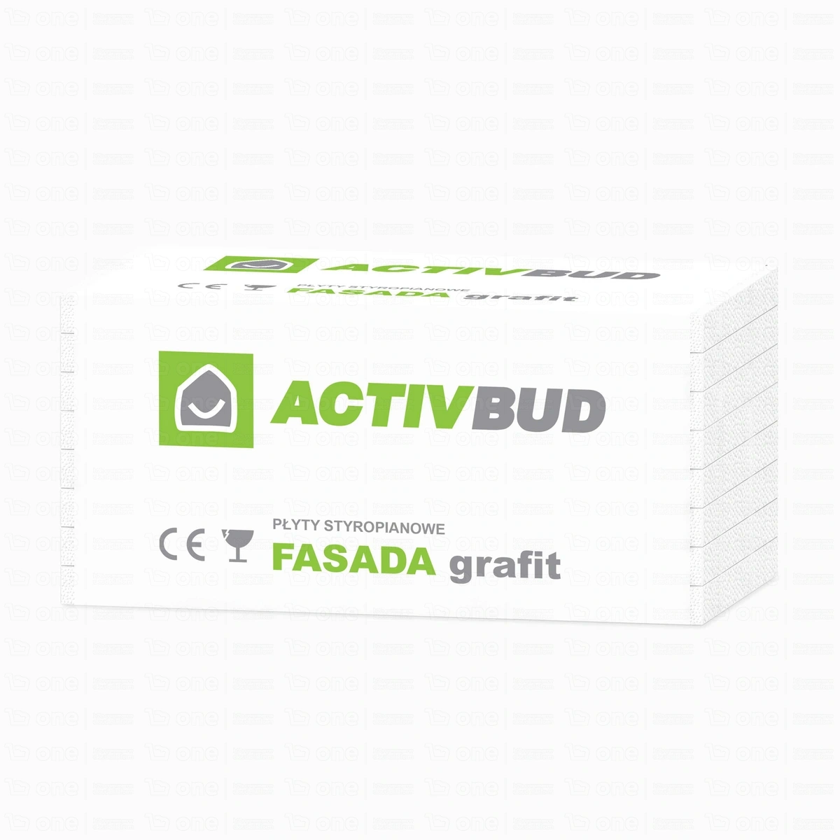 Styropian elewacyjny Activbud Fasada Grafit 033 gr. 16 cm 0,226 m3