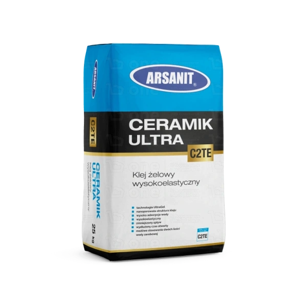 Klej żelowy Arsanit Ceramik Ultra C2TE do glazury 25 kg