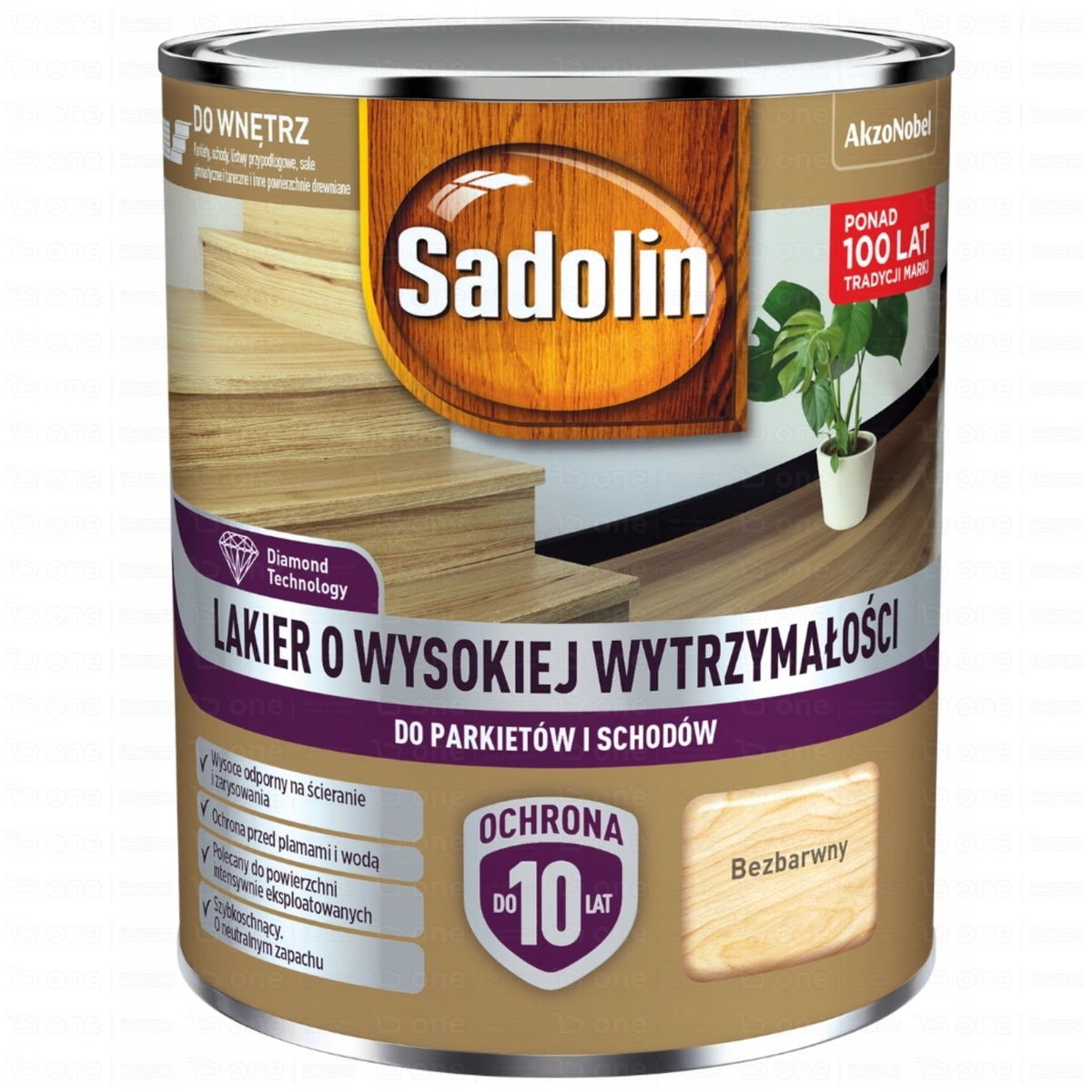 Lakier o wysokiej wytrzymałości Sadolin połysk 4,5 l