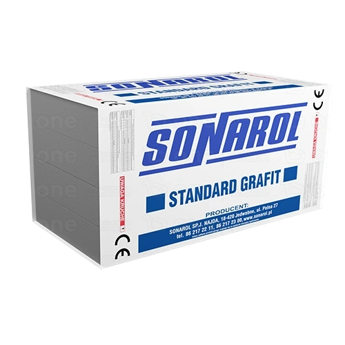 Styropian elewacyjny Sonarol EPS Standard grafit 033 gr. 20 cm 0,29 m3