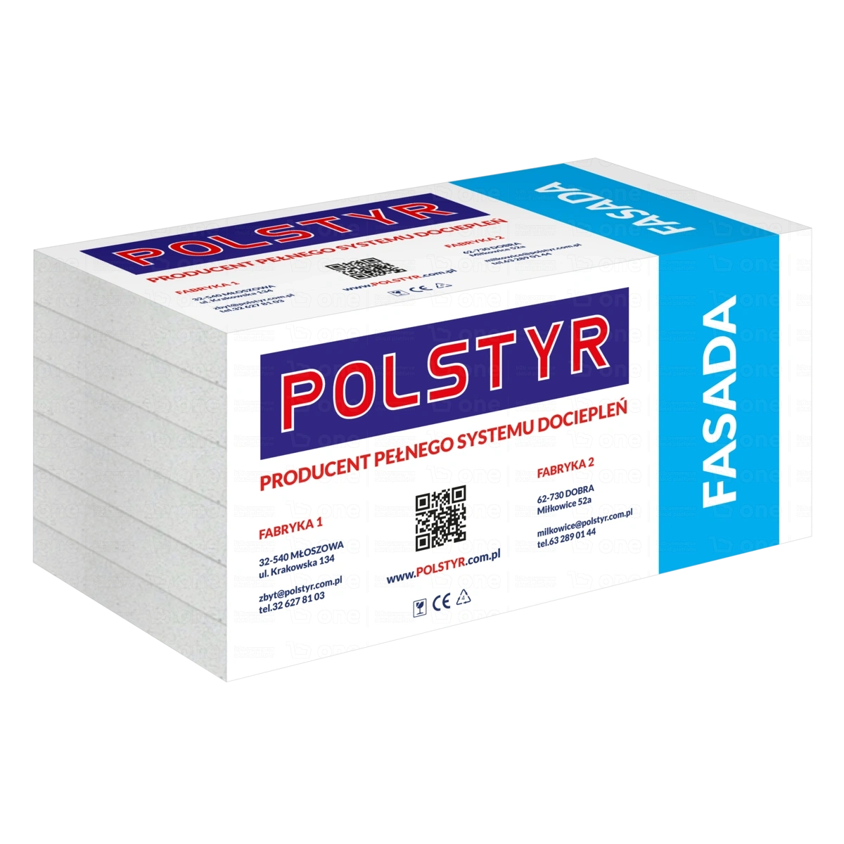 Styropian elewacyjny POLSTYR Fasada 045 gr. 3 cm 0,3 m3