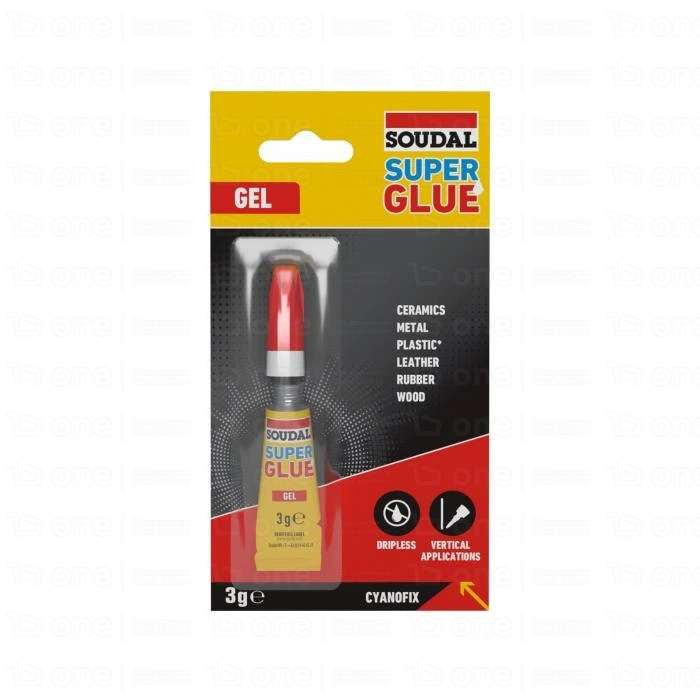 Klej cyjanoakrylowy Soudal Super Glue Gel E-EU 3 g