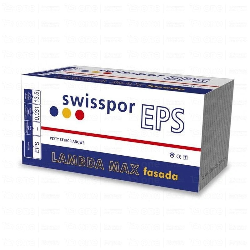 Styropian fasadowy grafitowy Swisspor LAMBDA MAX fasada 031 0,3 m3