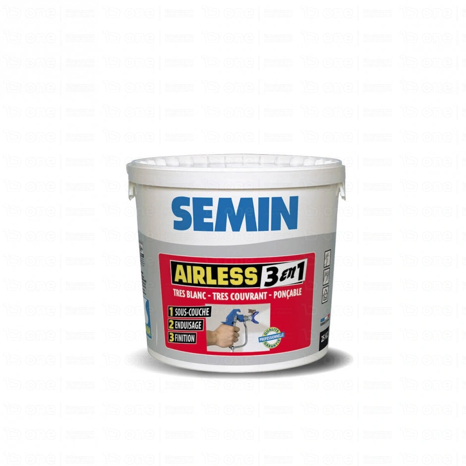 Gładź szpachlowa maszynowa Semin Airless Expert Liss wiadro 25 kg