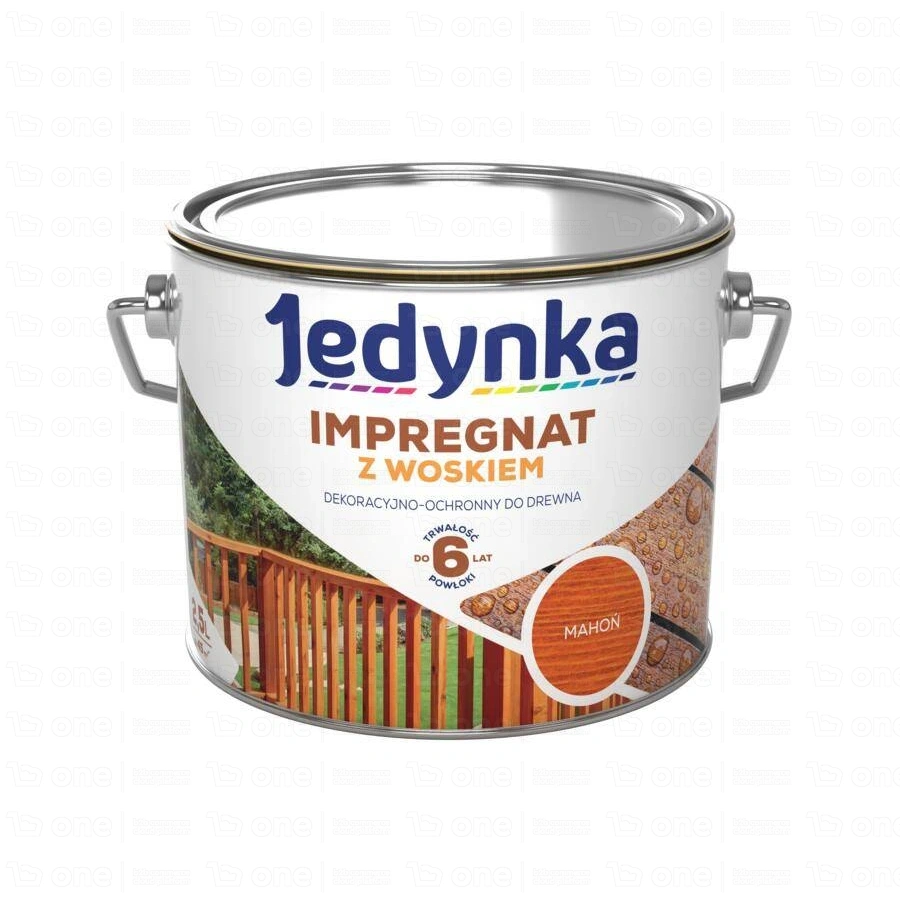 Impregnat do drewna Jedynka Impregnat mahoń mat 2,5 l