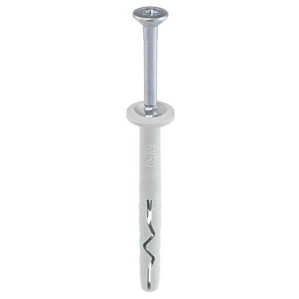 Kołek do wbijania Klimas Wkręt-Met SMNK-06050 stożkowa głowa wkręta, łatwy montaż 6 x 50 mm