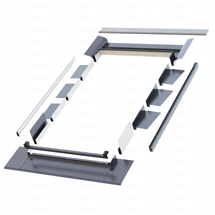 Kołnierz do okna dachowego Fakro EGV RAL 7016 55x118