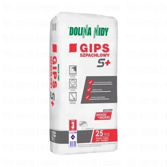 Gips szpachlowy Dolina Nidy S+ 2 kg