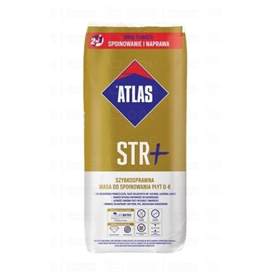Szybkosprawna masa do spoinowania płyt G-K ATLAS STR+ 20 kg