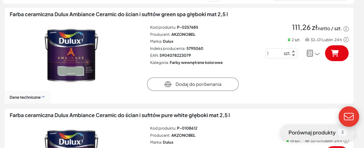 Porównywarka produktów