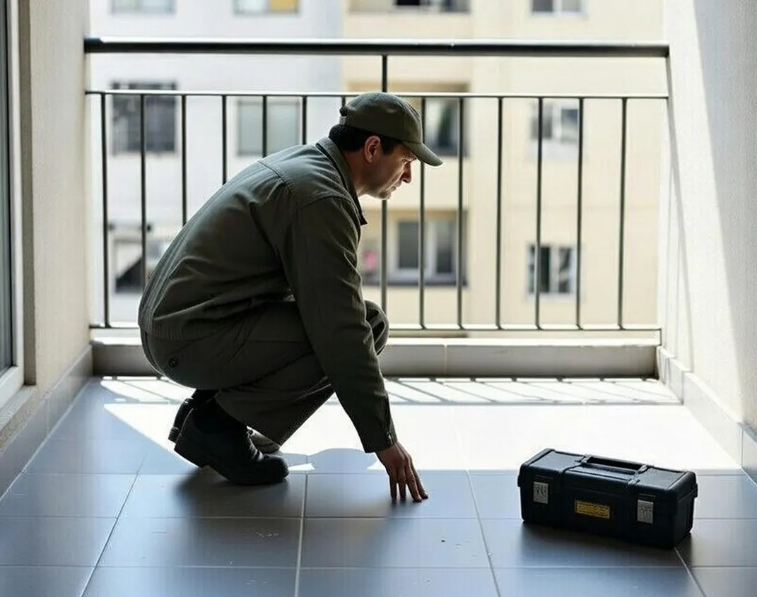 Odspajanie płytek po okresie mrozów