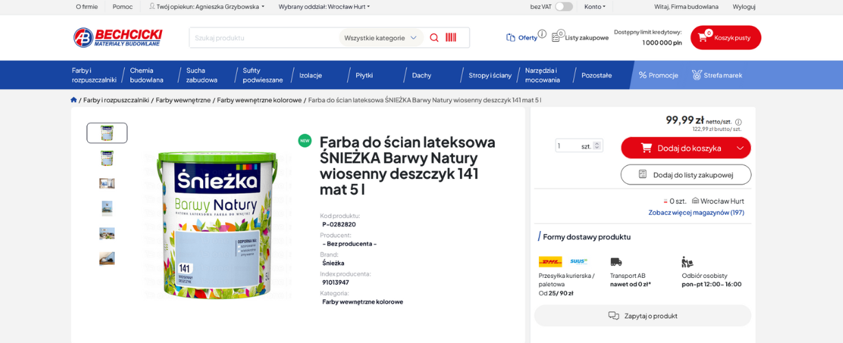 Karta produktu