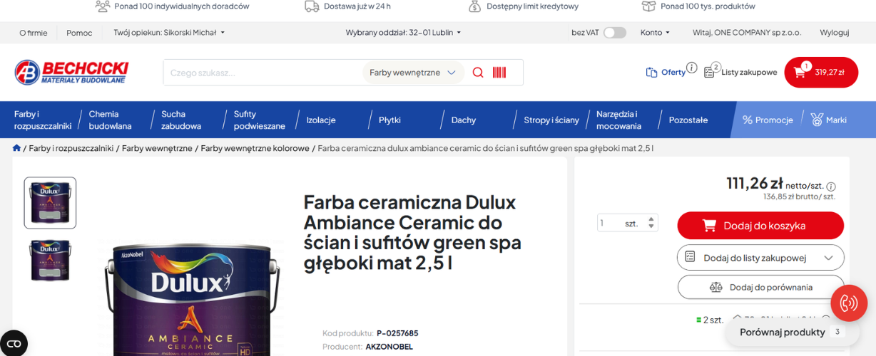 Porównywarka produktów