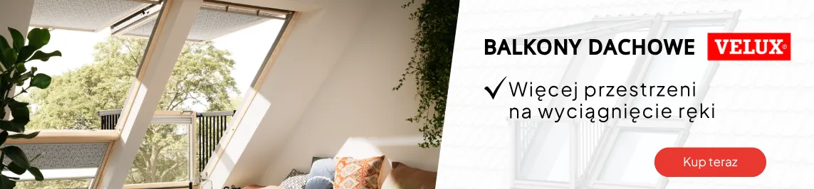 Balkony dachowe